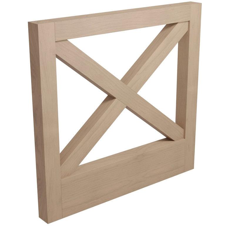 Trimmable Island End Panel - Species:Alder - Size:3" x 36" x 34-1/2"
